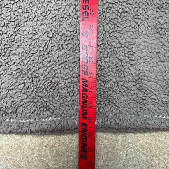 The Southern Shirt Co Quarter Zip‎ Sherpa Pullover Walnut Brown Women’s Size XL - Picture 8 of 8